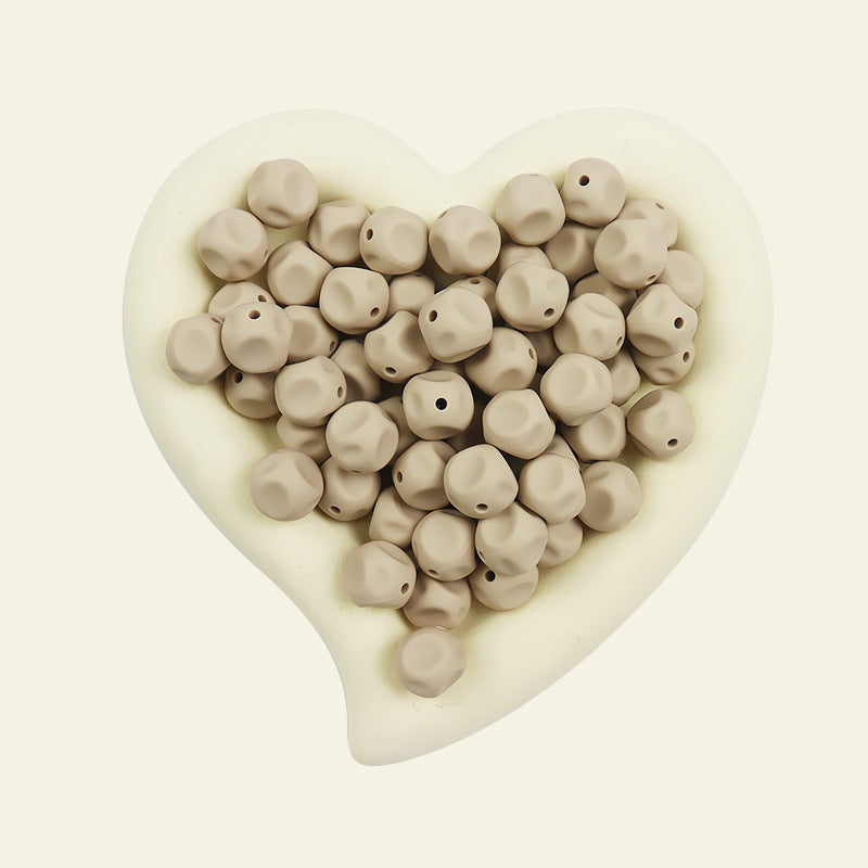 Wholesale 15mm Irregular Silicone Bead DIY Bead Pen Accessories